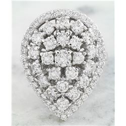 2.23 CTW Diamond 18K White Gold Ring