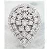 Image 1 : 2.23 CTW Diamond 18K White Gold Ring