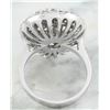 Image 4 : 2.23 CTW Diamond 18K White Gold Ring