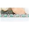 Image 5 : 12.20 CTW Natural Emerald 18K Solid White Gold Diamond Bracelet