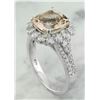 Image 4 : 3.70 CTW Morganite 14K White Gold Diamond Gold