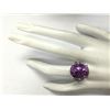 Image 4 : 22.38 CTW Natural Kunzite And Diamond Ring In 18K Solid White Gold