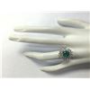 Image 4 : 2.81 CTW Natural Emerald Diamond Ring 14K Solid White Gold
