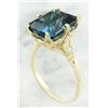 Image 3 : 7.92 CTW Topaz 18K Yellow Gold Diamond Ring