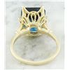 Image 4 : 7.92 CTW Topaz 18K Yellow Gold Diamond Ring