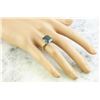 Image 5 : 7.92 CTW Topaz 18K Yellow Gold Diamond Ring