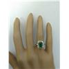 Image 5 : 2.47 CTW Emerald 18K Yellow Gold Diamond Ring