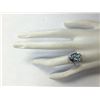 Image 4 : 5.92 CTW Natural Aquamarine And Diamond Ring In 14K Solid White Gold