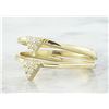 Image 2 : 0.12 CTW Diamond 18K Yellow Gold Ring
