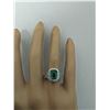Image 5 : 2.64 CTW Emerald 18K white Gold Diamond Ring
