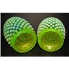 Image 2 : PAIR OF VASELINE GLASS CUPS