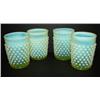 Image 1 : SET OF FOUR VASELINE GLASS CUPS