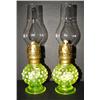 Image 1 : PAIR OF IMPERIAL MINIATURE VASELINE GLA