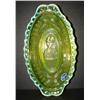 Image 1 : IMPERIAL VASELINE GLASS PICKLE DISH