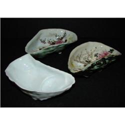 LOT OF 3 OYSTER DISHES