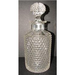 CUT GLASS DECANTER