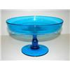 Image 1 : COBALT BLUE GLASS COMPOTE