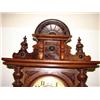 Image 2 : VICTORIAN ROSEWOOD WALL CLOCK