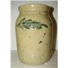 Image 1 : BLUE DECORATED STONEWARE CROCK
