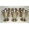 Image 1 : SET OF 6 WALLACE STERLING DESSERT CUPS