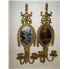Image 1 : PAIR OF BRASS WALL SCONCES