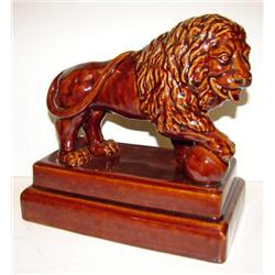 CERAMIC LION STATUE