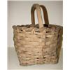 Image 1 : SMALL PRIMITIVE SPLINT-OAK BASKET