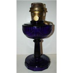 COBALT BLUE LINCOLN DRAPE ALADDIN LAMP