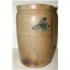 Image 1 : SMALL BLUE DECORATED STONEWARE CROCK