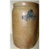 Image 2 : SMALL BLUE DECORATED STONEWARE CROCK