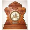 Image 1 : OAK GINGERBREAD MANTEL CLOCK