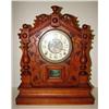 Image 1 : OAK GINGERBREAD MANTEL CLOCK