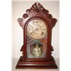 Image 1 : VICTORIAN WALNUT MANTEL CLOCK