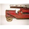 Image 2 : VINTAGE PRESSED STEEL FIRE PUMPER