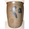 Image 1 : BLUE DECORATED STONEWARE CROCK