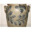 Image 3 : BLUE DECORATED STONEWARE CROCK