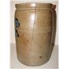 Image 3 : BLUE DECORATED STONEWARE CROCK