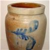 Image 2 : BLUE DECORATED STONEWARE CROCK