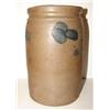 Image 1 : BLUE DECORATED STONEWARE CROCK