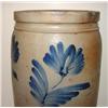 Image 2 : BLUE DECORATED STONEWARE CROCK