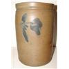 Image 3 : BLUE DECORATED STONEWARE CROCK