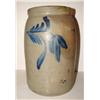 Image 1 : BLUE DECORATED STONEWARE CROCK