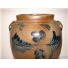 Image 2 : BLUE DECORATED STONEWARE CROCK