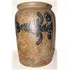 Image 2 : BLUE DECORATED STONEWARE CROCK