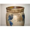 Image 2 : BLUE DECORATED STONEWARE CROCK