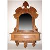 Image 1 : OAK SHAVING WALL MIRROR