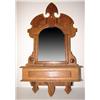 Image 1 : OAK SHAVING WALL MIRROR