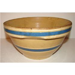 YELLOWARE BANDED BOWL