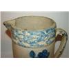 Image 2 : BLUE SALT GLAZED STONEWARE PITCHER