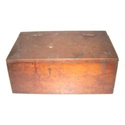 WOODEN DOCUMENT BOX